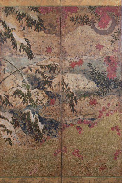 Pflanzen des Herbstes und Winters, ca. 1550 von Japanese School